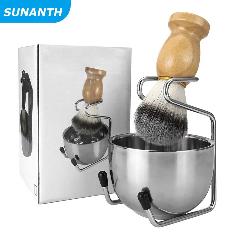 Shaving Bowl Soap - الفولاذ المقاوم للصدأ الرجال الحلاقة كوب