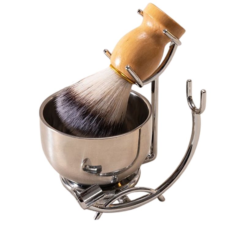 Shaving Bowl Soap - حامل فرشاة الحلاقة من الفولاذ المقاوم