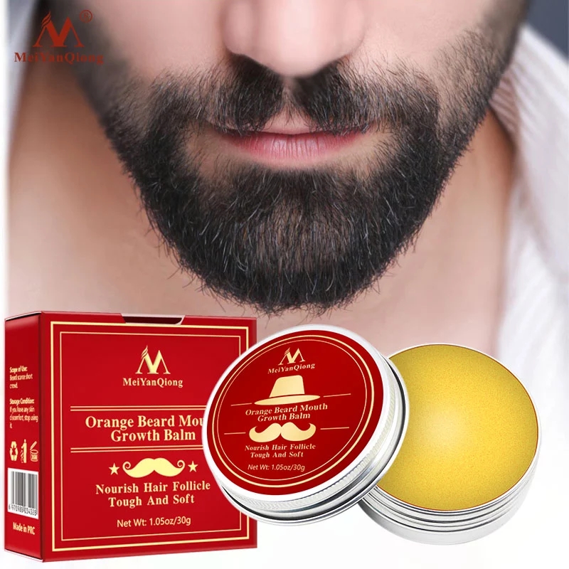 Aftershave Balm Mens - زيت عضوي برتقالي طبيعي لحية ،