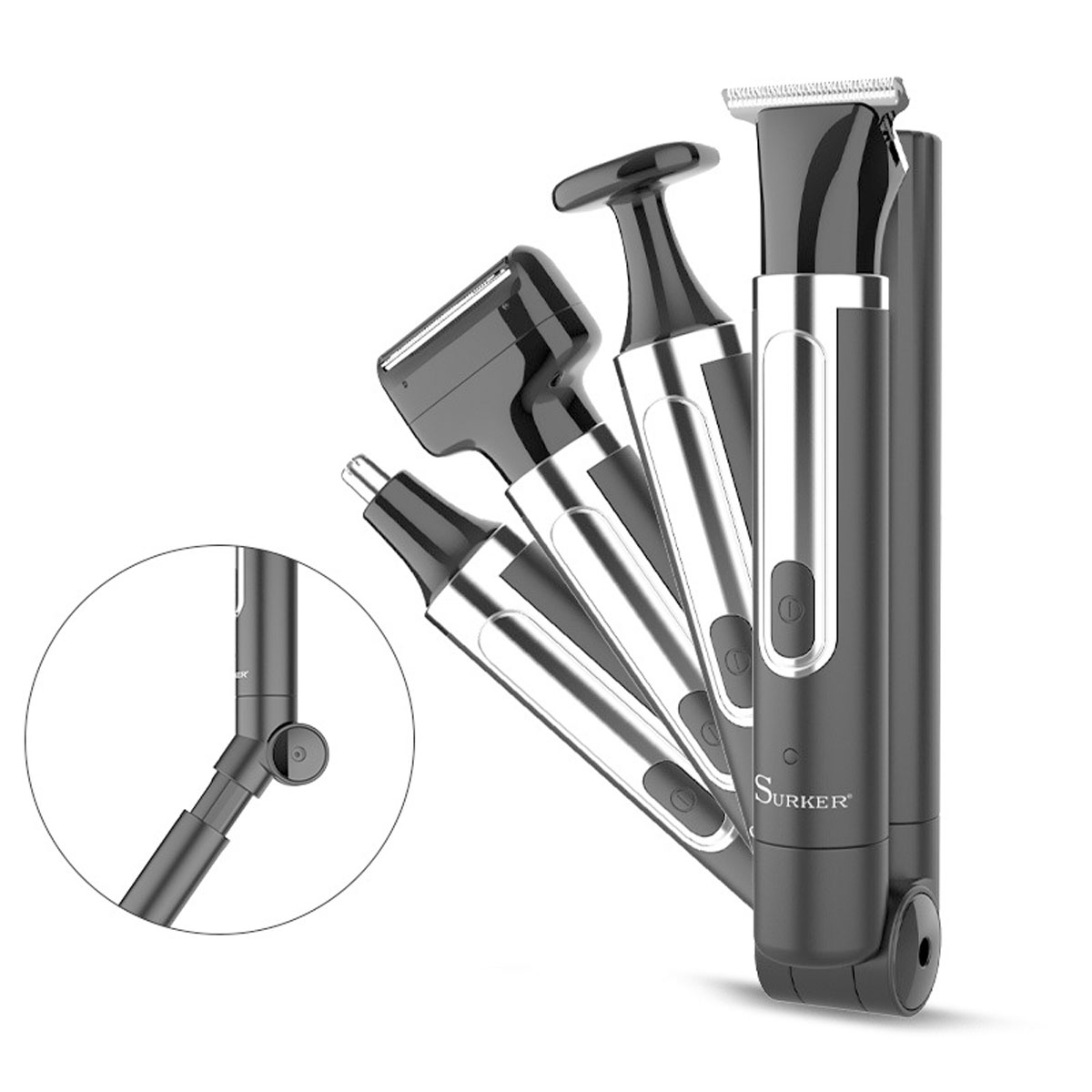 Men'S Grooming Nose And Ear - ماكينة حلاقة Surker 4 في 1