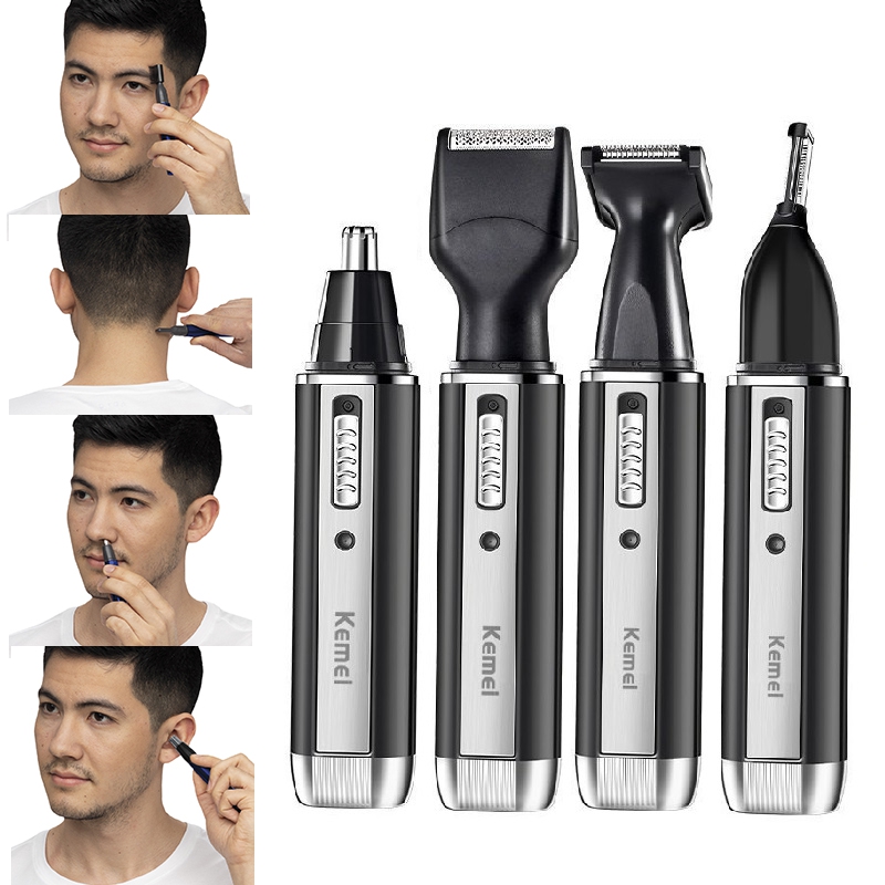 Men'S Grooming Nose And Ear - Kemei قابلة للشحن الكهربائية الكل في