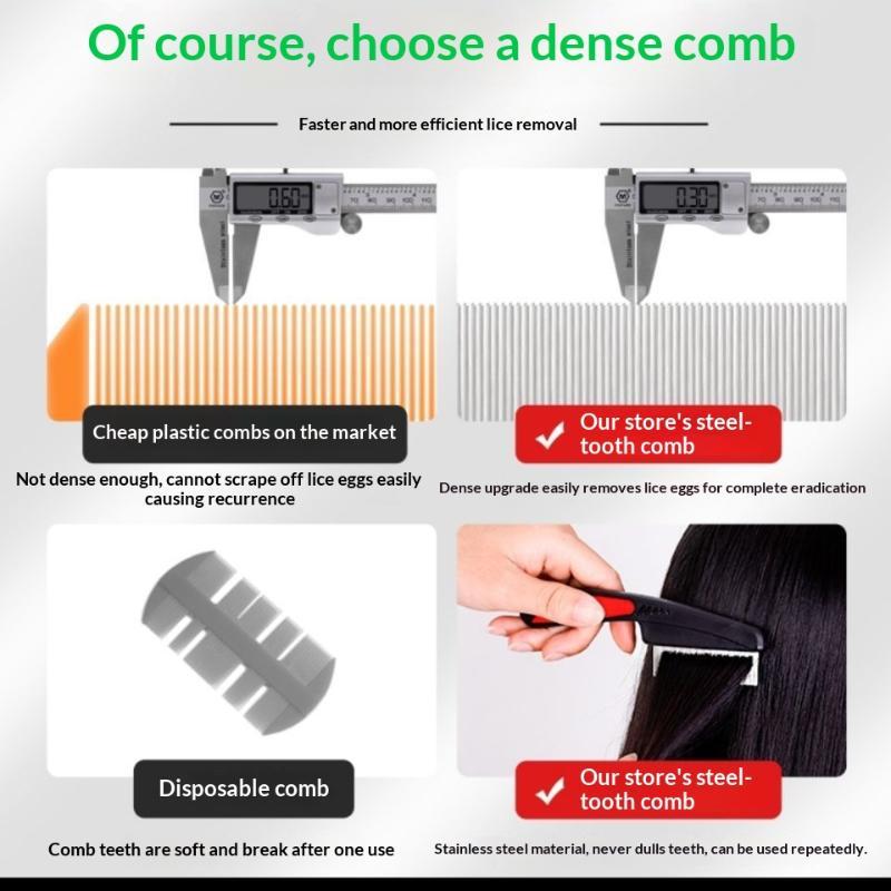 مشط إزالة القمل والصئبان للشعر - مراجعة Comb Fine Tooth وسعره