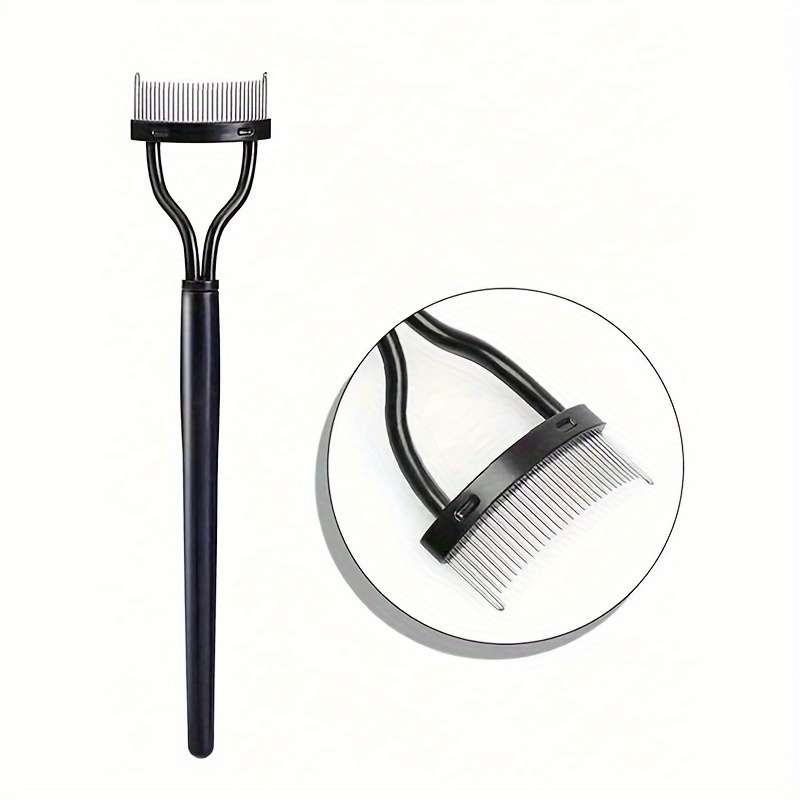 فرشاة ومشط رموش من الفولاذ الم - مراجعة Comb Fine Tooth وسعره
