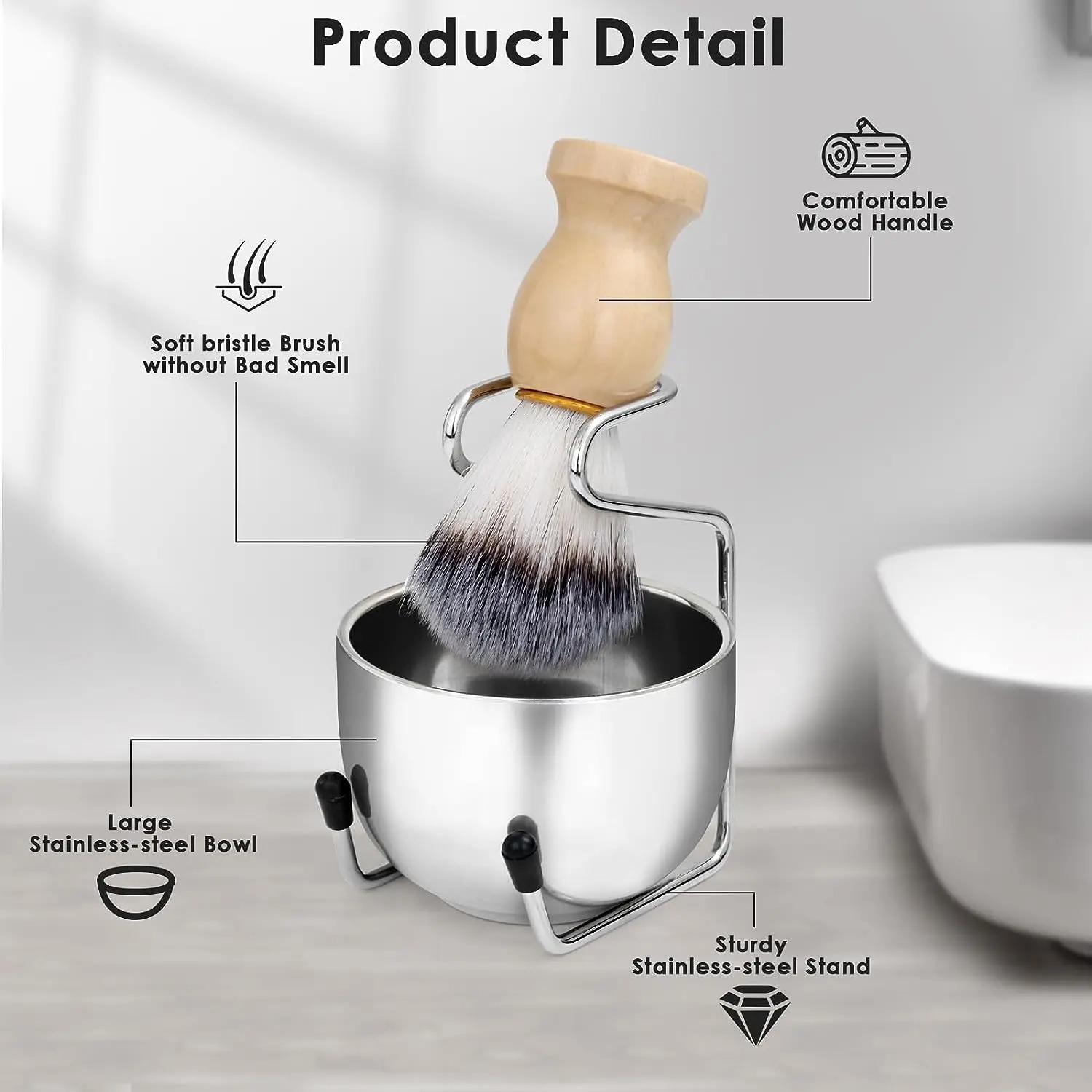 الفولاذ المقاوم للصدأ الرجال ا - مراجعة Shaving Bowl Soap وسعره