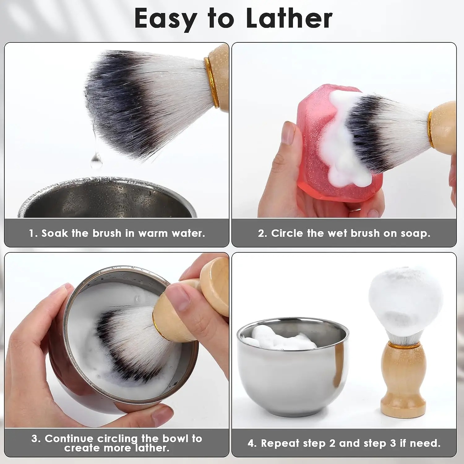 الفولاذ المقاوم للصدأ الرجال ا - مراجعة Shaving Bowl Soap وسعره