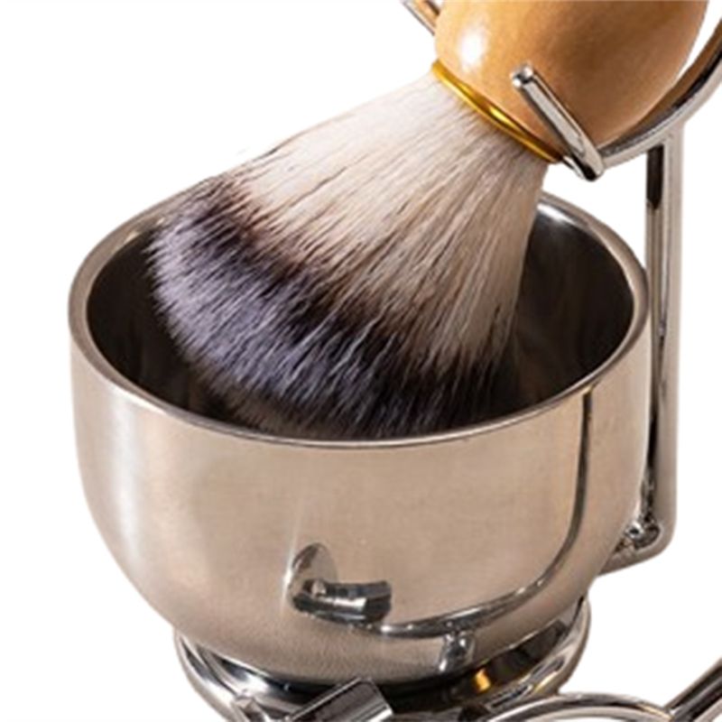 حامل فرشاة الحلاقة من الفولاذ  - مراجعة Shaving Bowl Soap وسعره