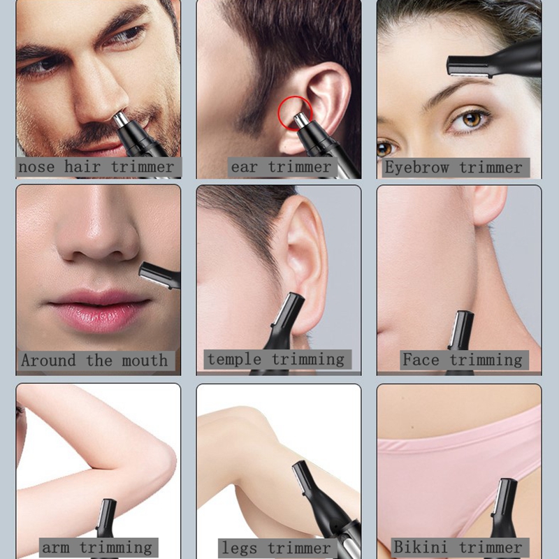 Kemei ماكينة تشذيب الشعر الكل  - مراجعة Men'S Grooming Nose And Ear وسعره
