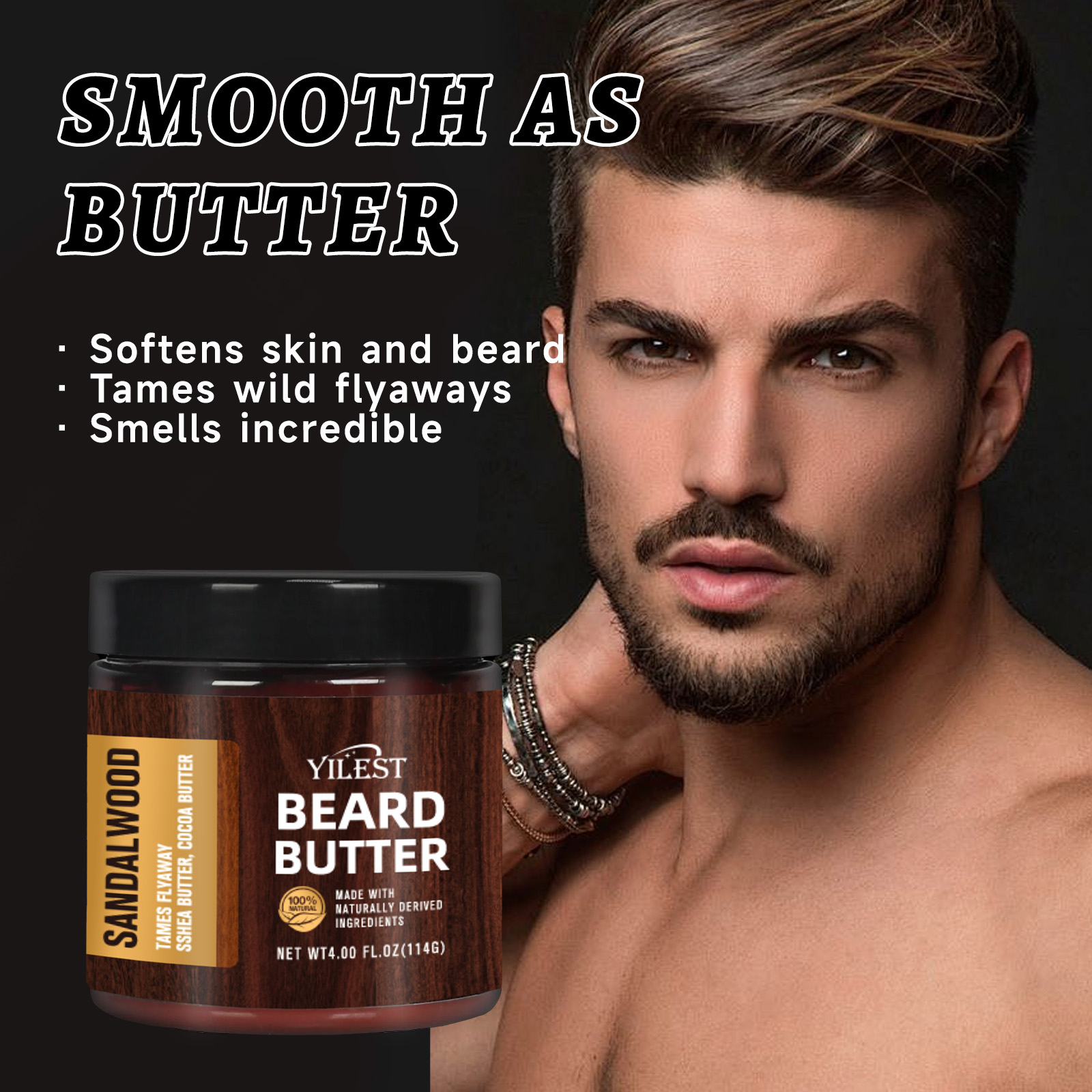 114 جرام من زبدة اللحية من خشب - مراجعة Aftershave Balm Mens وسعره