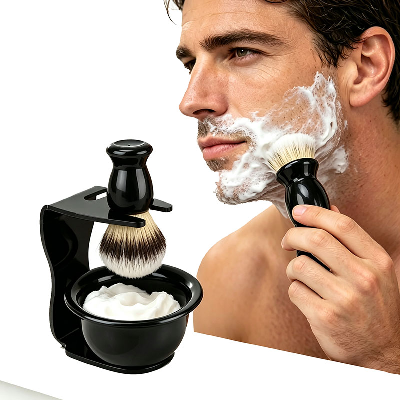 طقم فرشاة حلاقة مع حامل 3 في 1 - مراجعة Shaving Bowl Soap وسعره