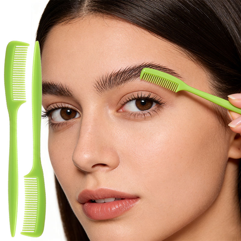 مجموعة من 25 مشط حواجب متعدد ا - مراجعة Comb Fine Tooth وسعره