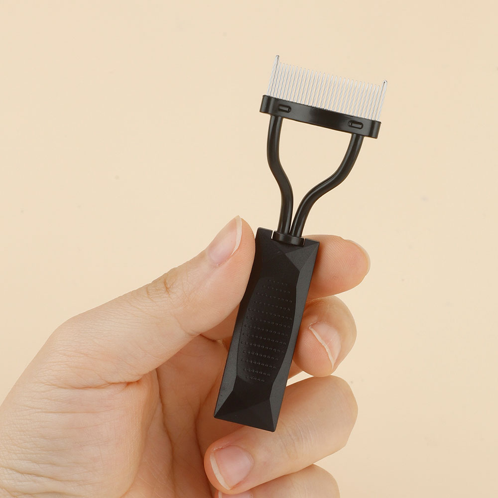مشط حواجب منحني بأسنان فولاذية - مراجعة Comb Fine Tooth وسعره