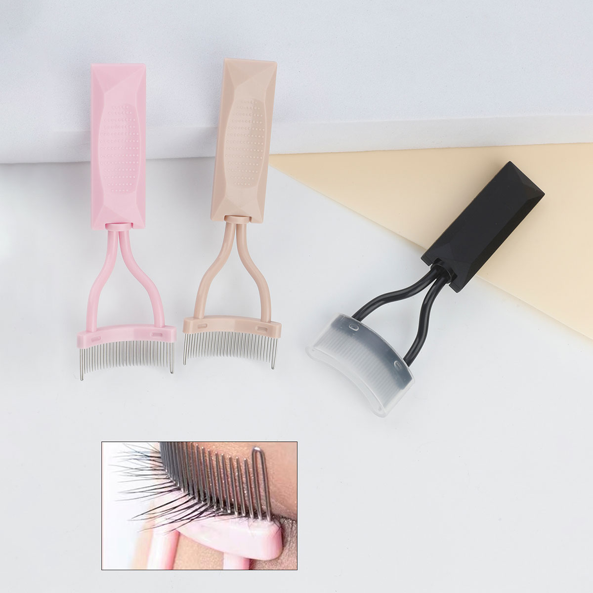 مشط حواجب منحني بأسنان فولاذية - مراجعة Comb Fine Tooth وسعره