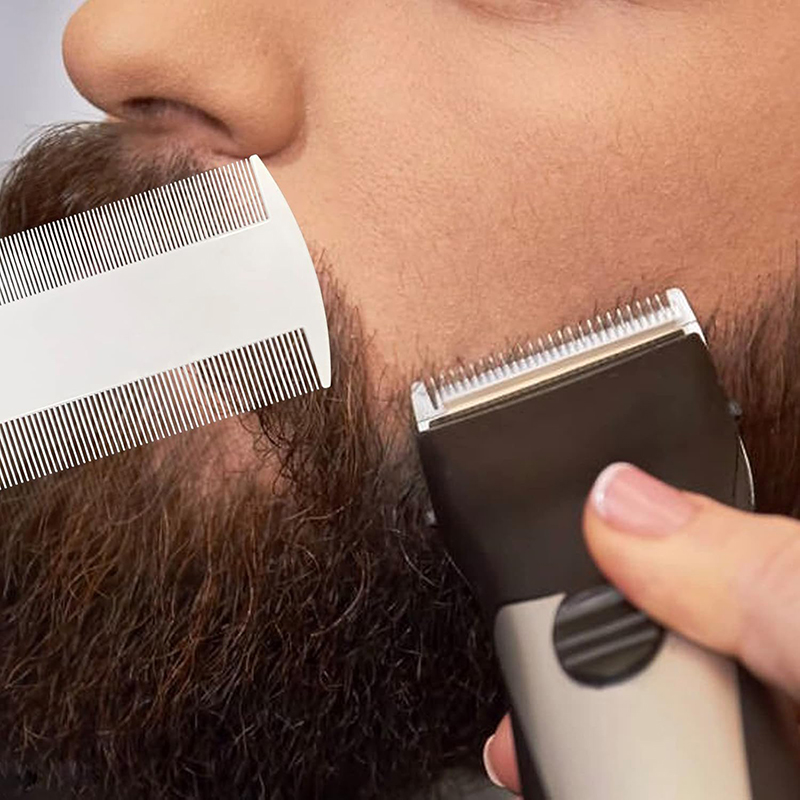 2/4 قطع مشط قمل الشعر مزدوج ال - مراجعة Comb Fine Tooth وسعره